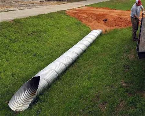 metal culverts house|pictures of driveway culverts.